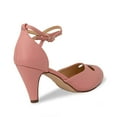 thumbnail image 3 of Chase & Chloe Women's T-Strap Mid-Heel Pumps with Adjustable Double Straps, 3 of 3