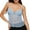 Blue, variant on V Neck Camisole Tops for Women with Sheer Mesh and Bow Spaghetti Strap Tank Top Casual Backless Vacation Home Cami Shirts Red, S