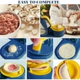thumbnail image 6 of SUTRAME 3 in 1 Dumpling Maker Press, Multifunctional DIY Dumpling Skin Dough Presser, Bao Bun Empanadas Mold Press Making Set，Blue, 6 of 8