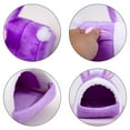 thumbnail image 4 of Hamster Nest Warm Comfort Plush Sponge Safe Texture Small Pets Nest for Winter, 4 of 8
