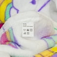 thumbnail image 5 of Hallmark Dream In Color Unicorn Super Soft Blanket in White, 50" x 60", 5 of 5
