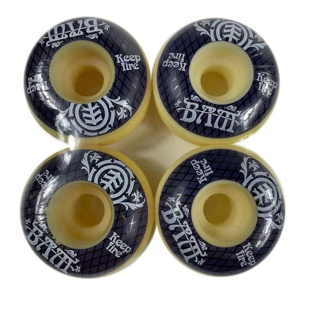 4 Pcs Roues de Planche à Roulettes 54mm Dureté PU Planche à Roulettes 85A Roues de Longboard pour Rue Roue de Pont de Skate