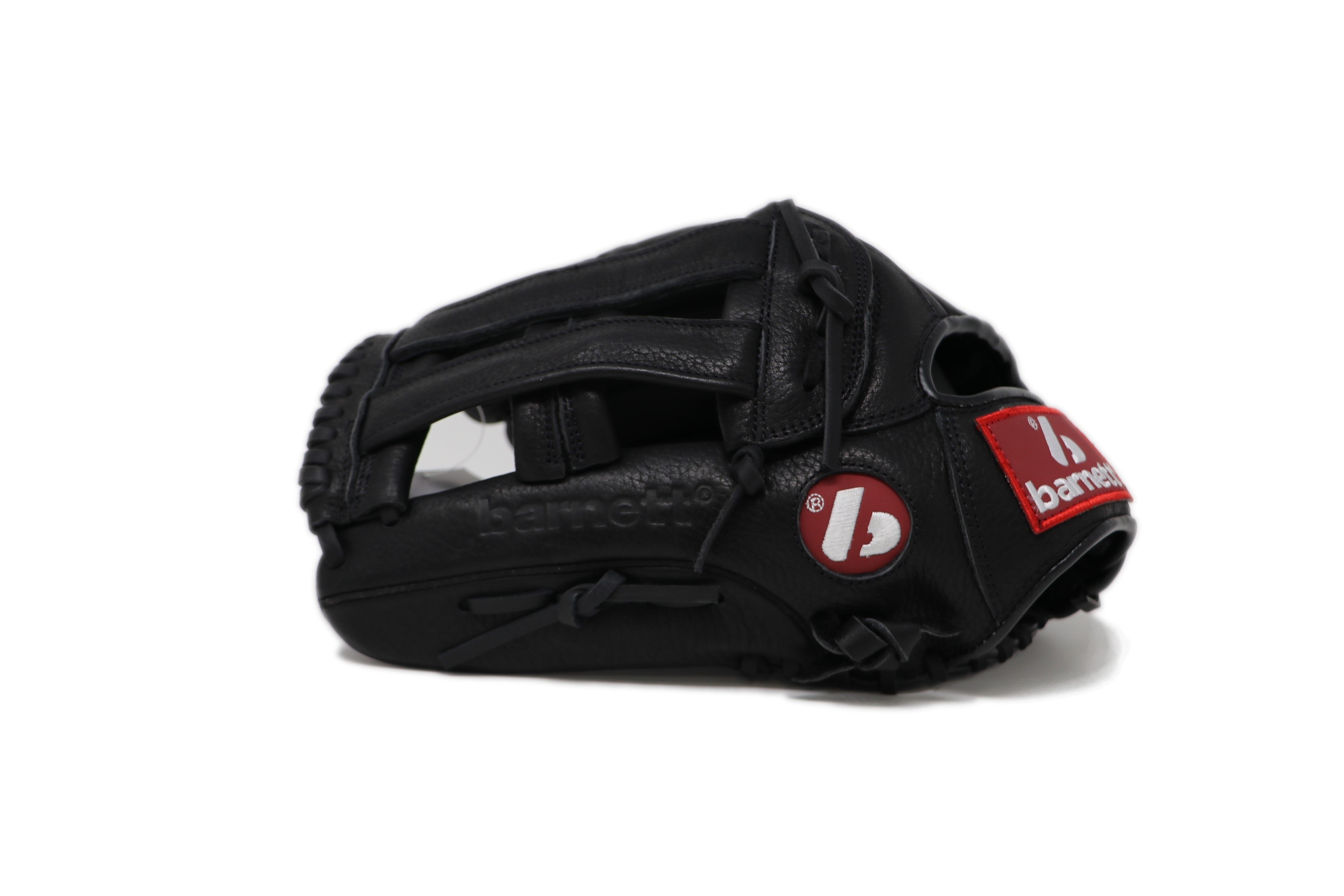Barnett GL-127 Competition Baseball Glove, Genuine Leather, Outfield 12.7, Right Hand Throw, Black