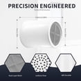 thumbnail image 2 of Replacement Filter Cartridge Compatible with Eskiin Shower Head - for Hard Water, Chlorine Removal (3 Packs), 2 of 4