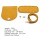 thumbnail image 4 of sweethay Bolso de cuero para hacer bandolera, Kit de correas para el hombro, monedero, mochila artesanal, hebilla de reparación, accesorios Type7 NO7, 4 of 6