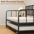 thumbnail image 2 of ChenyueFurn with Trundle, Space Saving Metal Daybed, 2 of 10