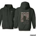 thumbnail image 3 of King of Kings Hoodie – Christian Faith-Inspired Design with Cross and Bold Typography, Jesus Christ Streetwear for Believers and Worship Trends, 3 of 6