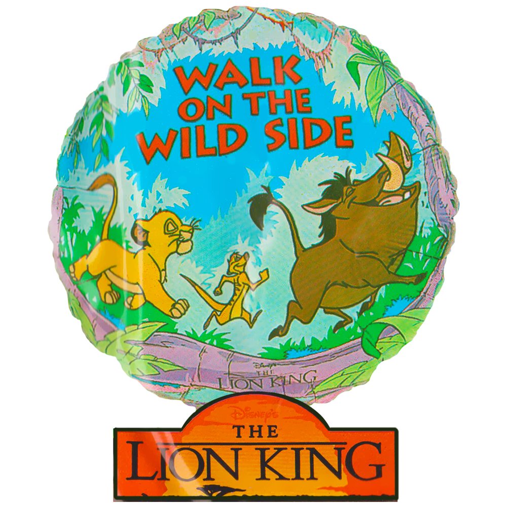 Lion King 'Walk on the Wild Side' Foil Mylar Balloon (1ct) Walmart