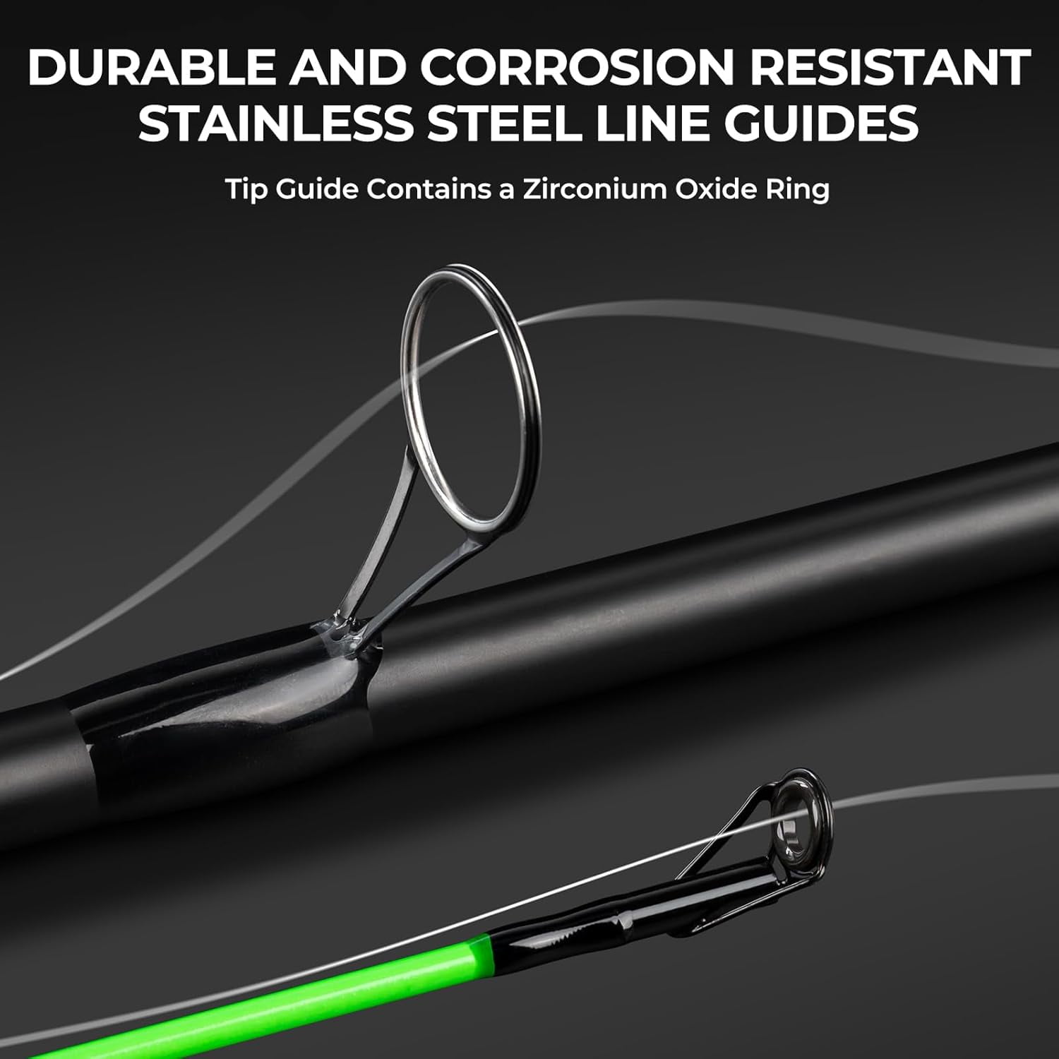KastKing Spinning & SpinCast Combo, Fishing Rod and Reel Combo, Pre-Spooled Line ,Brute Tuff Composite Blanks & Graphite