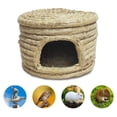 thumbnail image 1 of pitrice Straw Bird Nest Natural Pet Bird House Resting Breeding Place for Birds, 1 of 1
