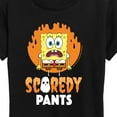 thumbnail image 3 of SpongeBob SquarePants - Scaredy Pants - Women's Short Sleeve Graphic T-Shirt, 3 of 6