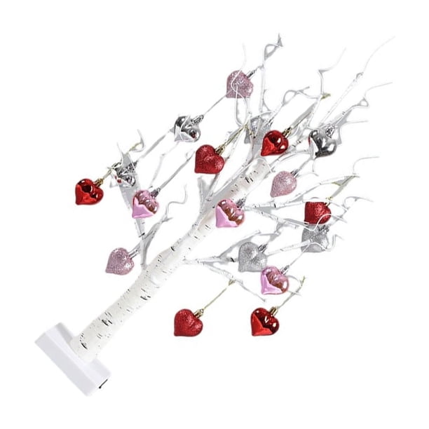 Billuyoard Árbol artificial de luz LED blanca cálida con un ambiente romántico que realza la decoración del hogar con un encantador regalo. Decoración del hogar