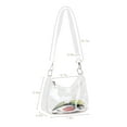 thumbnail image 3 of Luxtrada Clear Bag for Stadium Events Women's Purse Handbags Small Purse shoulder bag Crossbody Bag (Black), 3 of 10