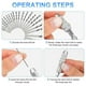 thumbnail image 5 of Juego de Taladro Manual con Tornillo de Banco, Herramienta Rotativa de Taladro Espiral Semiautomático y 25 Brocas Helicoidales de Microtipo (0,5-3 mm), 5 of 6