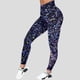 thumbnail image 1 of MKLEKYY Pantalones de yoga ajustados con estampado brillante y largo Mardi para mujer, 1 of 4