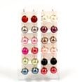 thumbnail image 3 of Soumake 12 Pairs Elegant Earrings Round Faux Pearl Jewelry Women Party Ear Studs Set Fashion, 3 of 8