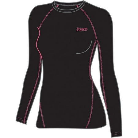 Rocky Thermals Compression Top, Black/Pink