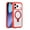 Red, variant on for iPhone 15 Pro Case with Stand, Built-In 360° Rotation Ring Kickstand, Compatible with MagSafe, Luxury Ultra Slim Drop Protective Lightweight Non-Slip Bumper Frame Phone Cover, Pink