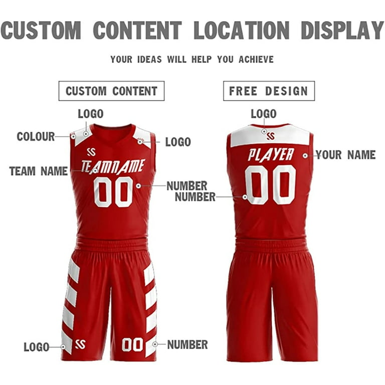 Basketball Jersey Design Uniform Polyester Quick-dry