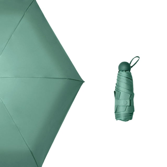 F-313 G Compact Travel Umbrella Portable Lightweight Mini Folding Umbrella For Women Men Uv Sun Protection Windproof Totes Umbrella For Sunny Rainy Days Perfect For Purse Backpack 9 Inch