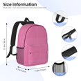 thumbnail image 5 of Rateoe Gingham Pattern Student Backpack Water-resistant Backpack 15-inch Laptop Backpack Lightweight Adjustable School Backpack, 5 of 6
