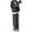Grey, variant on Womens Loose Thick Casual and Comfortable Two-Piece Knitted Sweater Long Sleeved Pants Solid Color Knitted Suit Two Piece Travel Suit Set S-122 White One Size