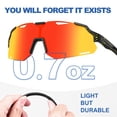thumbnail image 4 of Gafas deportivas polarizadas AJBAY UV400 TR90 ligeras, 4 of 7