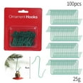 thumbnail image 3 of Titcea 100Pcs Ornament Hooks for Christmas Trees, S Shaped Plastic Ornament Hangers for Christmas Tree Decoration, 3 of 4