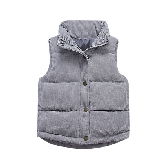 Girls Boys Puffer Vest Sleeveless Quilted Vest Hoodies Kids Waistcoat Outerwear Sleeveless Quilted Vest Girls Puffer Lightweight Plaid Quilted Vest