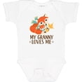 thumbnail image 3 of Inktastic Granny Loves Me Gift Fox Boys or Girls Baby Bodysuit, 3 of 5