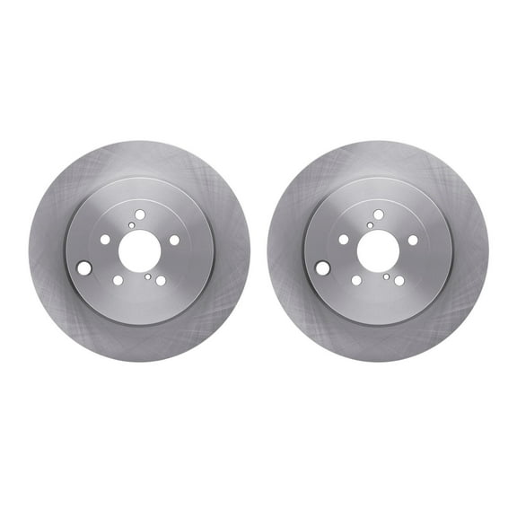 Dynamic Friction Company Rear Brake Rotors 6002-13039
