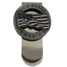 God Bless America Money Clip Mens USA Credit Card Holder Men's Wallet 3D US Flag God Bless America Money Clip Mens USA Credit Card Holder Men's Wallet 3D US Flag