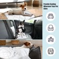 thumbnail image 4 of Langsprit Dog Cooling Mat for Pet Cats, Washable Breathable Ice Nylon Cooling Pad Summer Blanket for Kennels Crates Sofa Car Seats, Grey, Small, 4 of 7