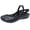 black, variant on Women’s Hollow Flower Clog Sandals, Lightweight Slip-On Garden Shoes with Back Strap