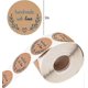 thumbnail image 2 of 500 Pieces Kraft Homemade With Love Sticker Label Paper Sealing Sticker Labels Round Self-adhesive, 2 of 5