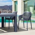 thumbnail image 3 of Compamia Air XL Extension 5 Piece Dining Set in Dark Gray, 3 of 7