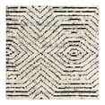thumbnail image 2 of Unique Loom Tagine Collection Area Rug - Safiya (5' 3" Square Black and White/Gray), 2 of 6