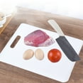 thumbnail image 7 of Snmubt Cutting Boards For Kitchen Cutting Boards Plastic Cutting Board Non-Slip Kitchen Chopping Board With Hanging Hole Handle For Meat Veggies Cutting Boar (White), 7 of 7