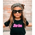 thumbnail image 2 of Pink Birdie Golf Shirt for Women Teens & Girls Trendy Retro Graphic Tee for Golfer Black Shirt 2T, 2 of 5