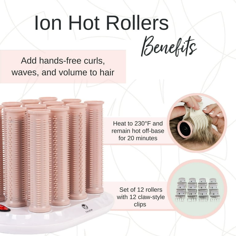 Calista Ion Hot Hair Rollers, 12 ct Short