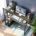 thumbnail image 3 of Bestier 47 inch Computer Desk with Shelves Home Office Desk Corner Desk, 3 of 8