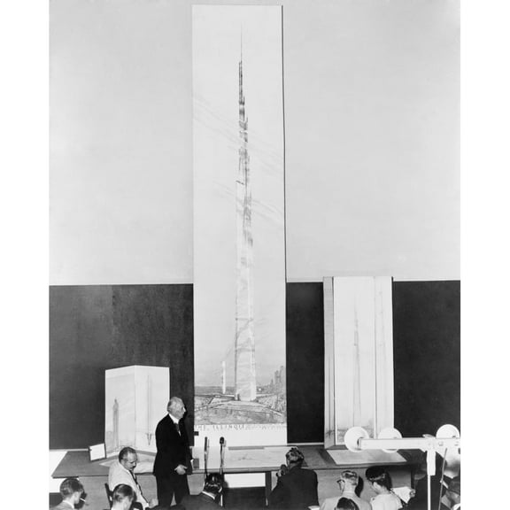 Frank Lloyd Wright History Poster Print