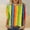 S, variant on QHWAUAKFBN T Shirts For Women Loose Fit Round Neck Carnival Colorful Printed Three Quarter Sleeved 3 Tshirts Top