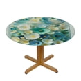 thumbnail image 3 of PIKWEEK Ukrainian Summer Wildflower Flower in Vase Table Cover White, 3 of 8