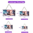 thumbnail image 5 of Doberman Pinscher Patriotic Welcome for 4Th of July Independence Day Landscape Wood Sign Doberman Dog Lover Gifts Hanging Wall Home Decor - 00010, 5 of 5
