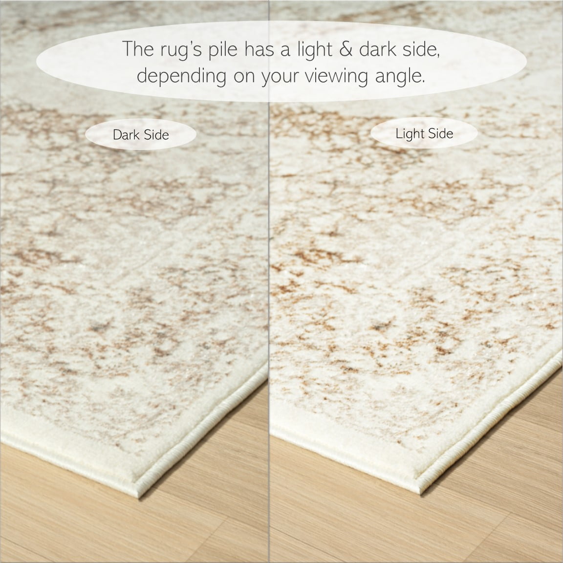 Harlow Hill Bethany 5' x 7' Beige/Cream Diamond Durable Indoor Area Rug