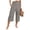 X466-Gray, variant on Capri Pants for Women High Waisted Wide Leg Palazzo Trousers Pull On Elastic Smock Waist Loose Flowy Pants