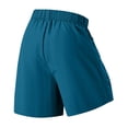 thumbnail image 4 of HKYNLAG Mens Running Shorts Quick Dry Workout Shorts Casual Drawstring Elastic Athletic Gym Shorts with Pockets Royal Blue 2XL, 4 of 7