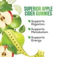thumbnail image 6 of Apple Cider Vinegar Gummies - Sugar Free ACV Gummy Vitamins, Max Strength 1000mg, Supports Metabolism & Energy, Keto Friendly, Vitamin B12, Gelatin-Free, Gluten-Free, Vegan & Non-GMO - 60 Gummies, 6 of 10