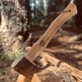 thumbnail image 3 of ETHZZLE Light Brown Wooden Hammer Handle Replacement for Gardening and Outdoor Tool Use, 3 of 8